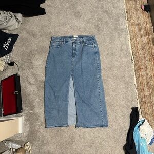 Women's Blue Denim Skirt